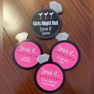 Girls night drinking game
